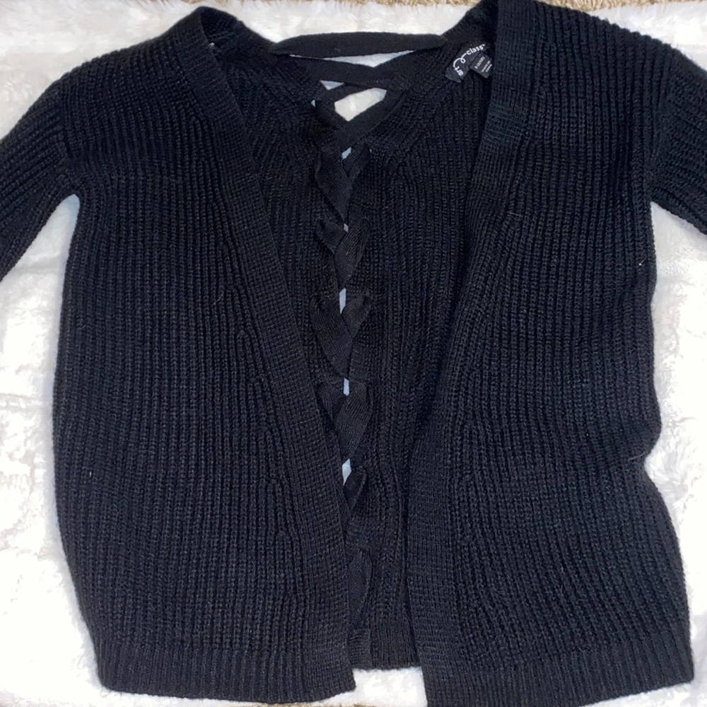 Girls black Cardigan